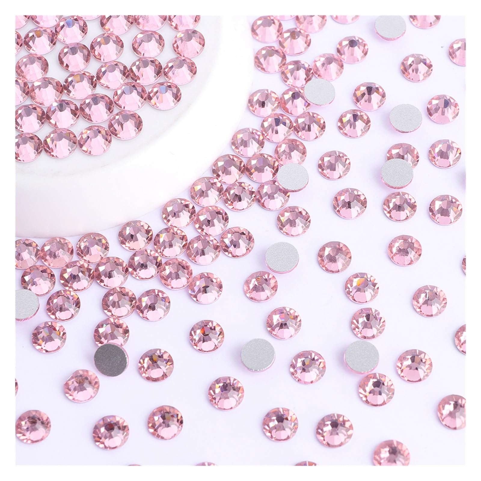 Glass Nail Art Rhinestones Glitter Round Flatback Crystal SS6 SS20 Manicure
