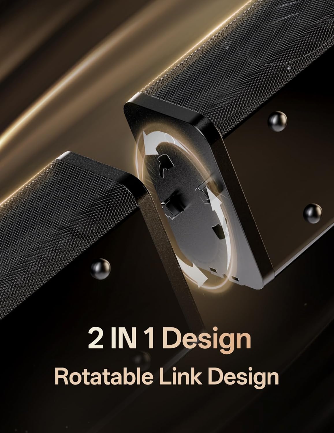 2-in-1 Rotatable Link Design
