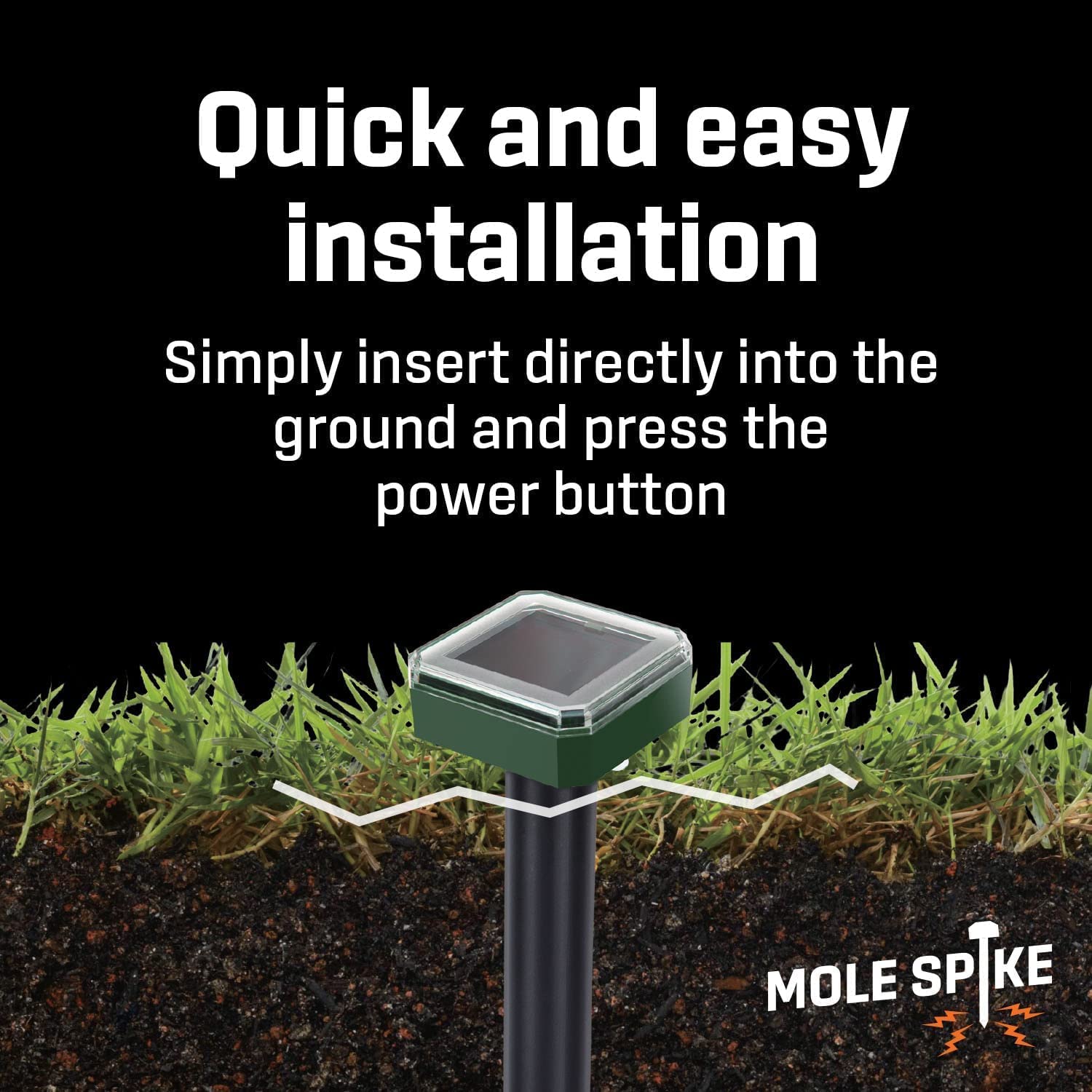 Répulsif Taupe Ultrason Répulsif Anti-taupes Solaire à Ultrasons - 3 Modes - Portée 25m - Écologique Et étanche - Pour Jardin Et Extérieur Protection Plantes