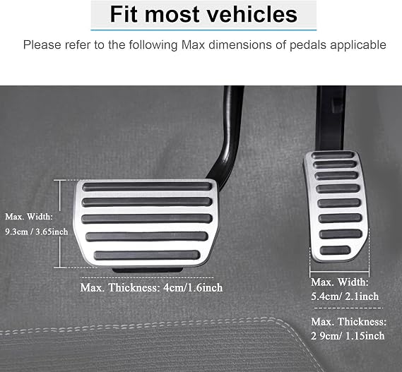 Pedal Extenders for Short People Adjustable Length Angle Auto Accelerator