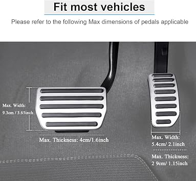 Pedal Extenders for Short People Adjustable Length Angle Auto Accelerator