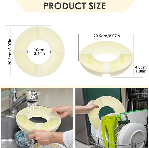 Miniatura 3 de Cuenco de aperitivos para Stanley de 40 onzas, bandeja de aperitivos reutilizable de silicona mejorada para Stanley, bandeja de aperitivos con