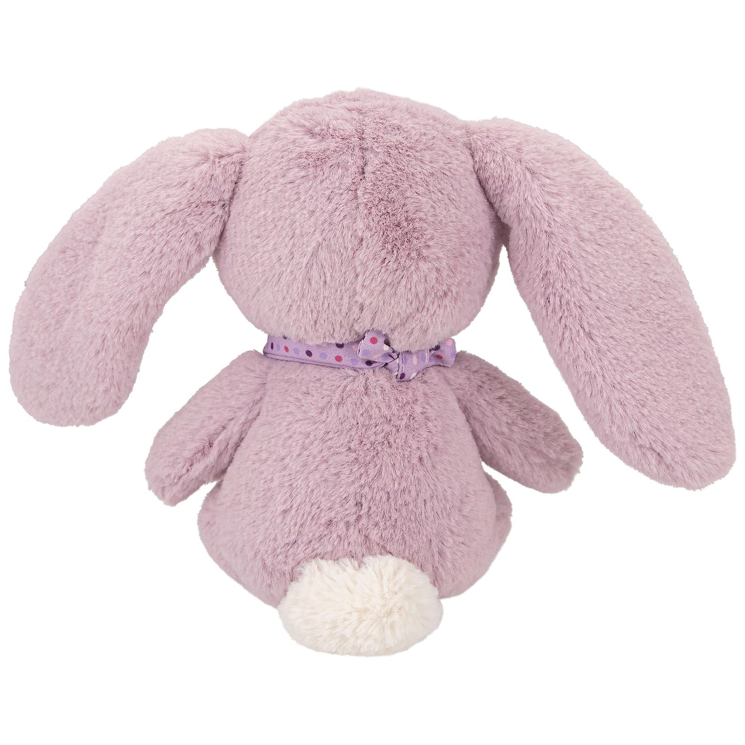 Depesche 13261 Snukis - Rabbit Soft Toy in Pink, with Long Ears, Plush Approximately 18 cm with a Little White Tail