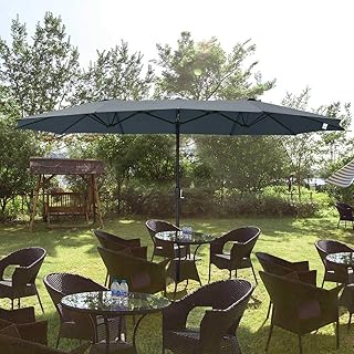 Amazon Com Patio Umbrellas Shade Grey Umbrellas Shade Patio Furniture Accessori Patio Lawn Garden