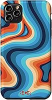 Vista 13 de iPhone XR Retro Groovy Liquid Swirl Wave - Carcasa para iPhone XR