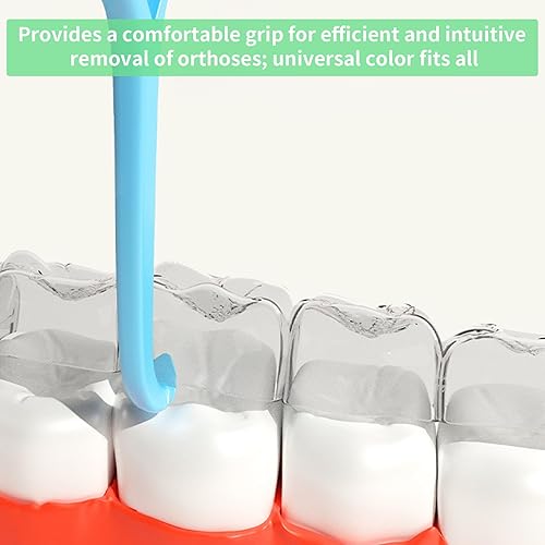 Miniatura 7 de Wergund - 10 herramientas de extracción de alineador para dientes, herramienta de extracción de alineador para aparatos ortopédicos invisibles