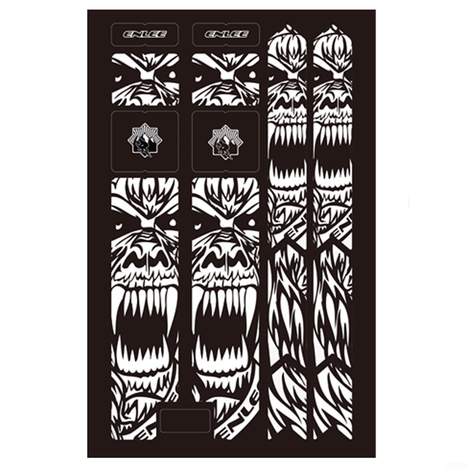 3D Bicycle Front Fork Stickers, Bike Frame Protection Decals,