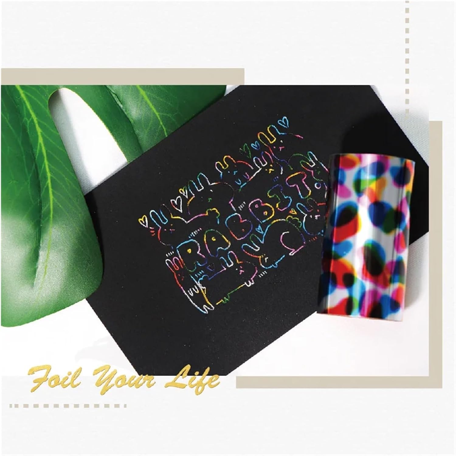 Hot Stamping Foil 6 Colors Roll Hot Foil Stamping Paper Anodized Aluminum Leather PU Gilding Heat Iron Papers Hot Stamping Machine Transfer Paper