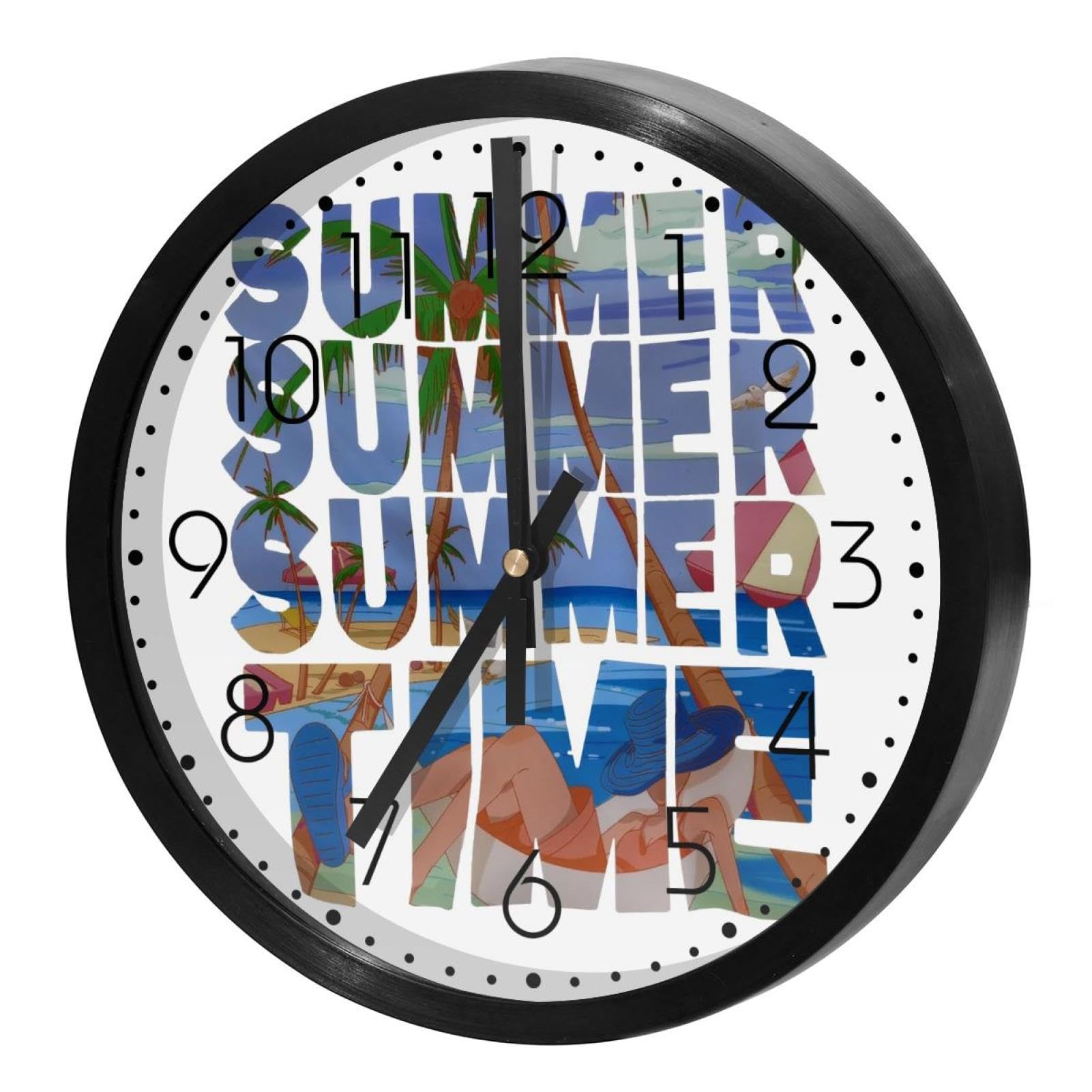 Horloge murale sans tic-tac idéale pour résoudre les bruits nocturnes