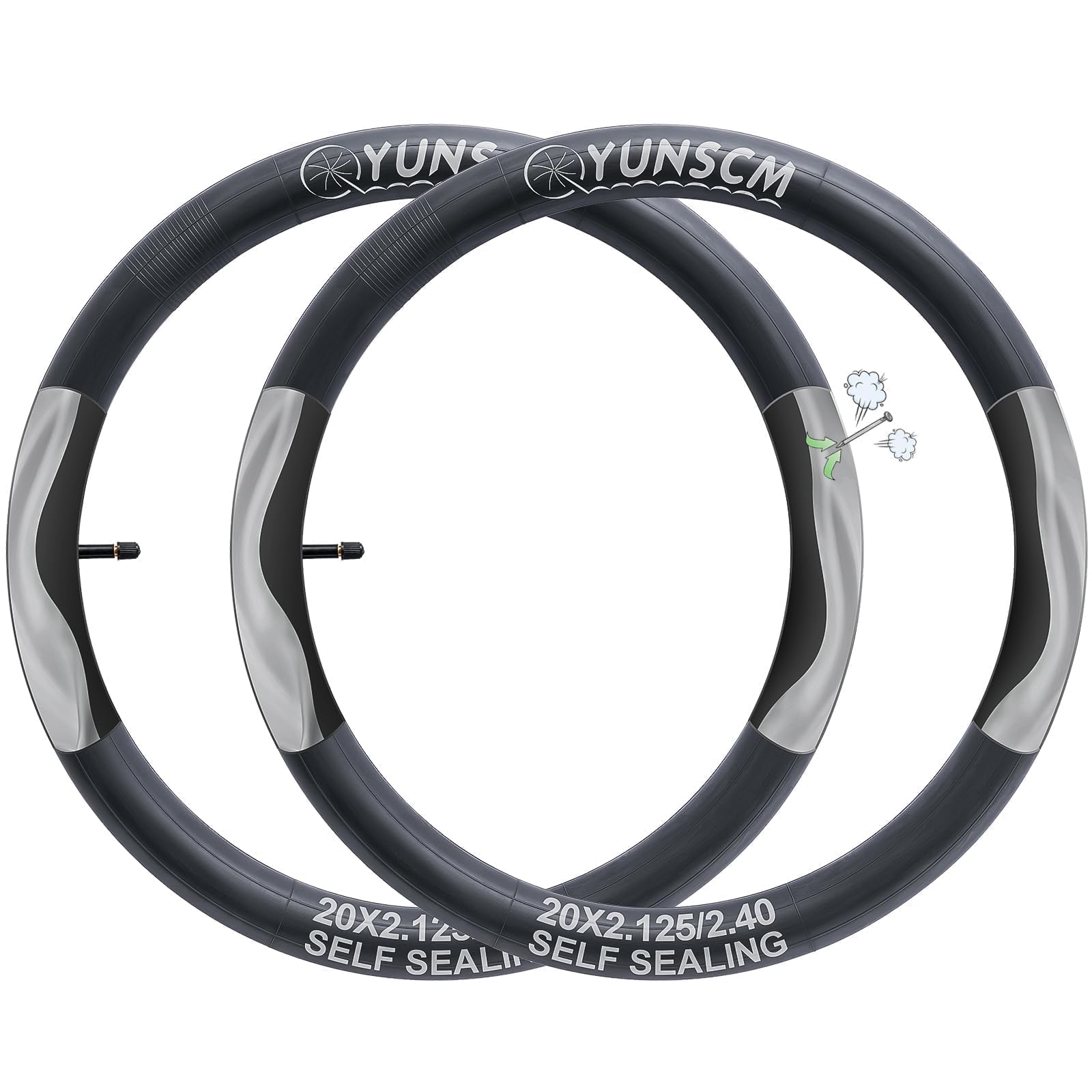 YunSCM Self-Sealing Bike Tubes