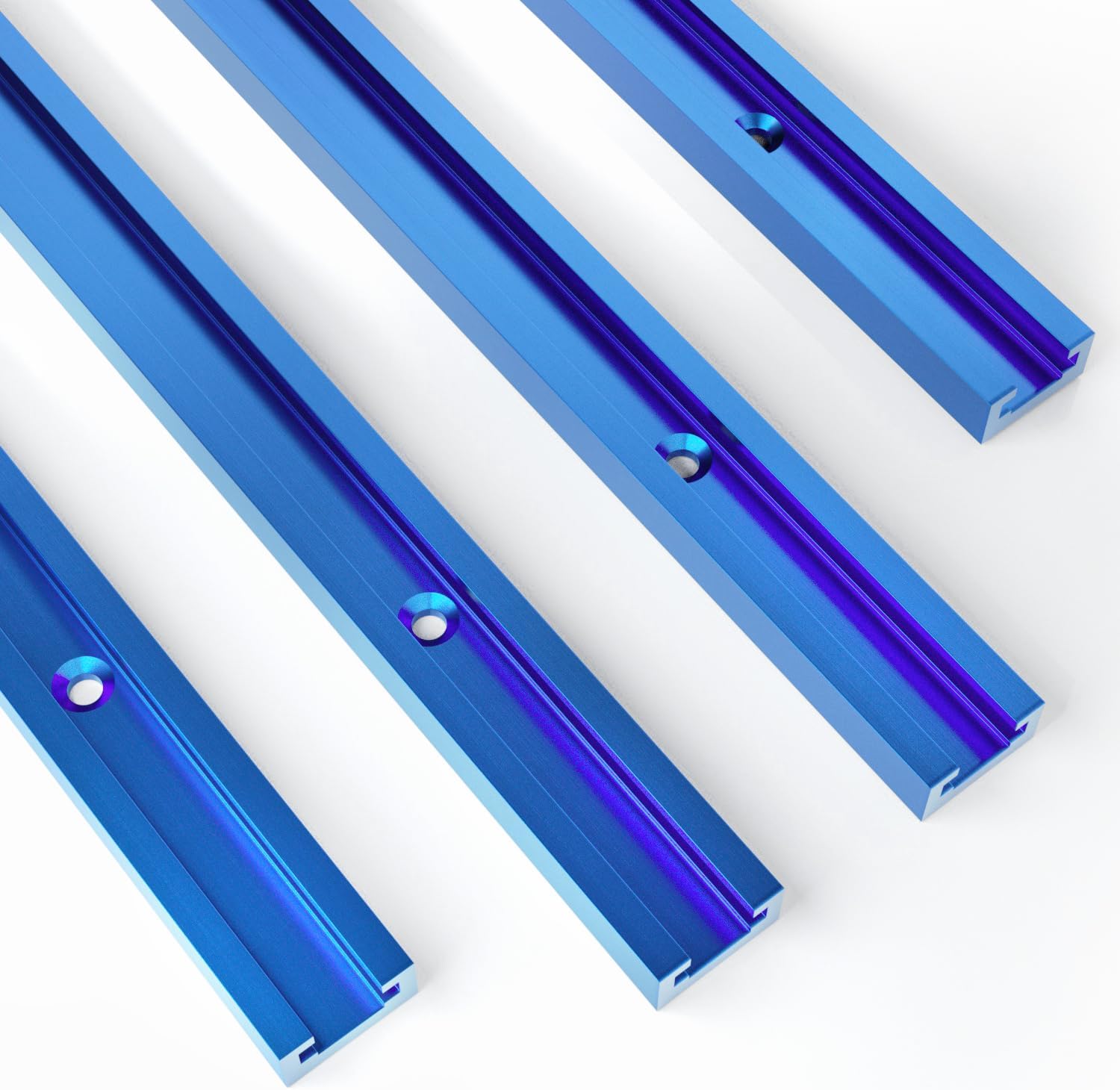 UTOOL 48 Inch Double Cut Profile Universal T Track with Predrilled ...