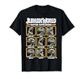 Jurassic World Two Blue Raptor Expressions Graphic Short Sleeve T-Shirt