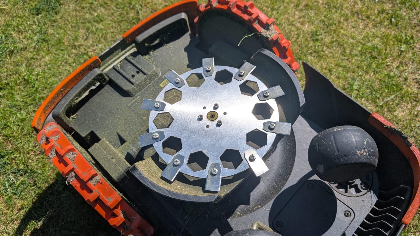 Tarcza tnąca 10 x do kosiarki Segway Navimow H i I do kosiarki automatycznej, aluminium, metal