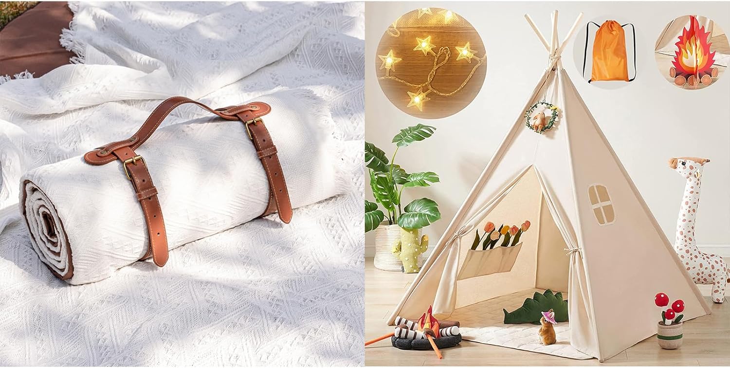 Tiny Land Teepee Tent,Picnic Blankets