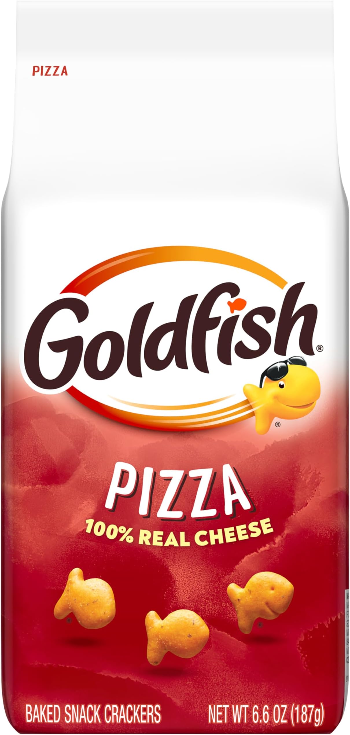 Goldfish Pizza Cheese Crackers, 6.6 Oz Bag