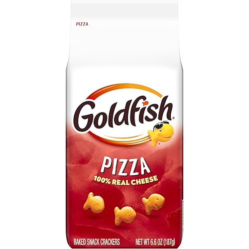 Goldfish Pizza Cheese Crackers, 6.6 Oz Bag
