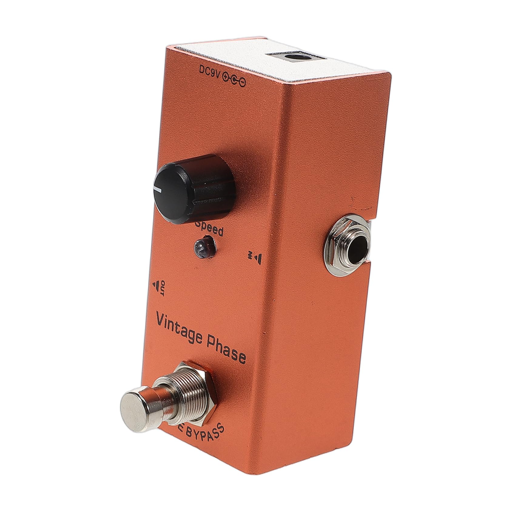 ibasenice Pedale Phaser Retrò per Chitarra con Controllo Avanzato del Rumore Indicatori Facili da Leggere True Bypass per Chiarezza Design Mini Portatile per Concerti e Viaggi Adatto Sia