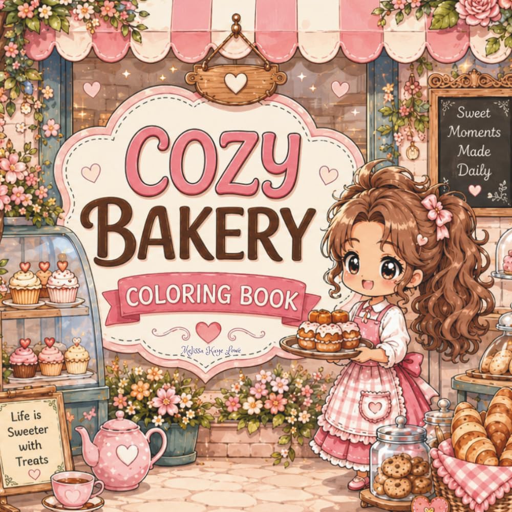 COZY BAKERY COLORING BOOK