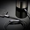 duct cable headset extension 4 pole trrs nylon 3.5mm stereo audio extension cable (socket to female) jack adapter cable for lavalier microphone with gold placed contacts - top series 1.2m
