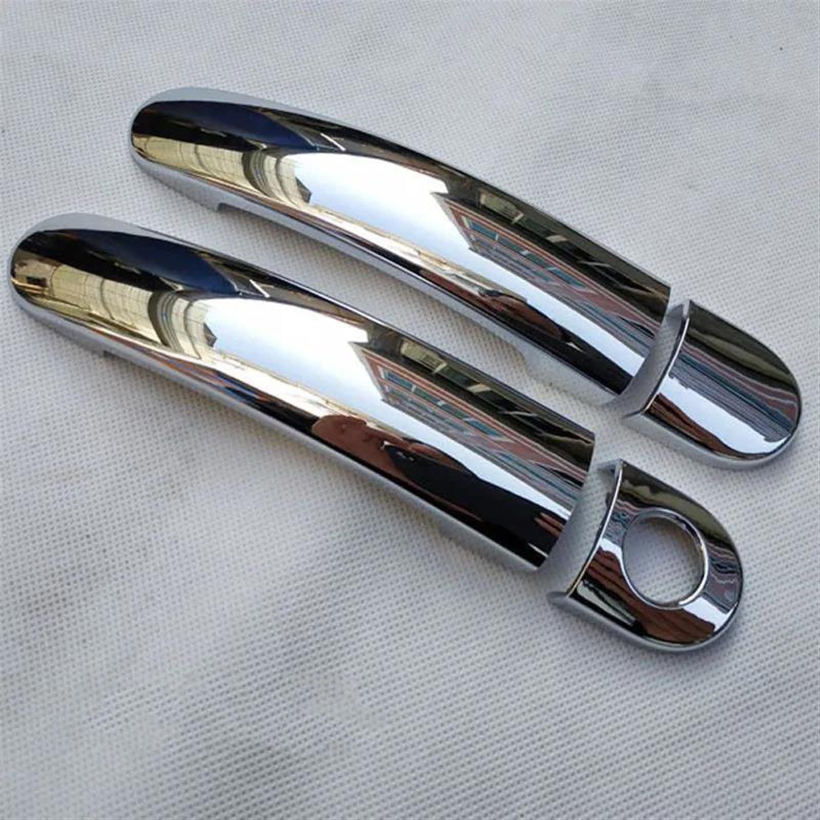 CSSPDM Suitable for Polo MK5 6r 6c 2011 2014 Chrome Car Door Handle Cover Trim Styling Russian Version 2021 Accessories(B)
