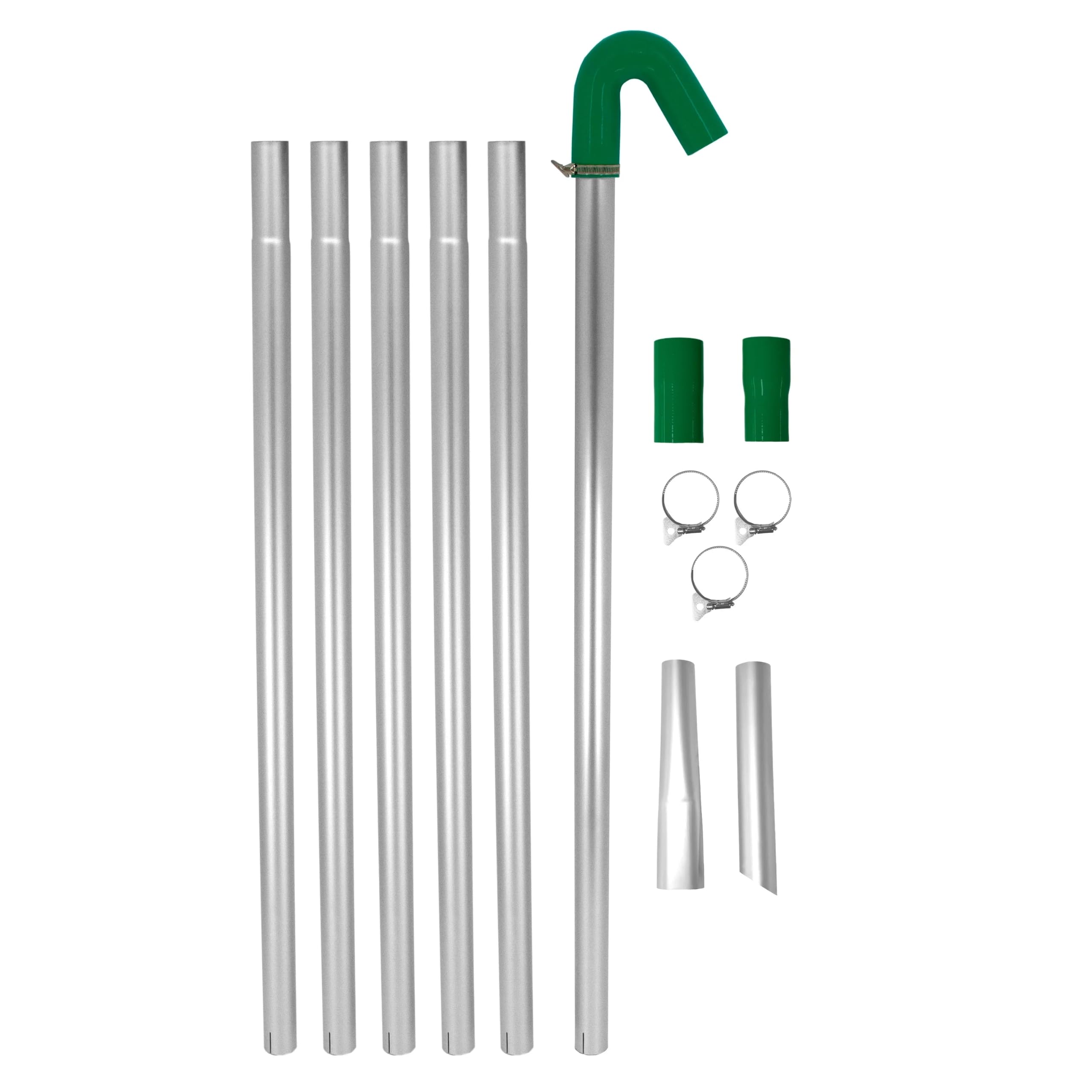 Sistema Pulizia Grondaie con Aspiratore Industriale 90L Solidi e Liquidi 3000W Triplo Motore Tubi Alluminio 1.2m–7.2m Ø51mm Ugelli Intercambiabili Cavo 6.5m Tubo 1.5m