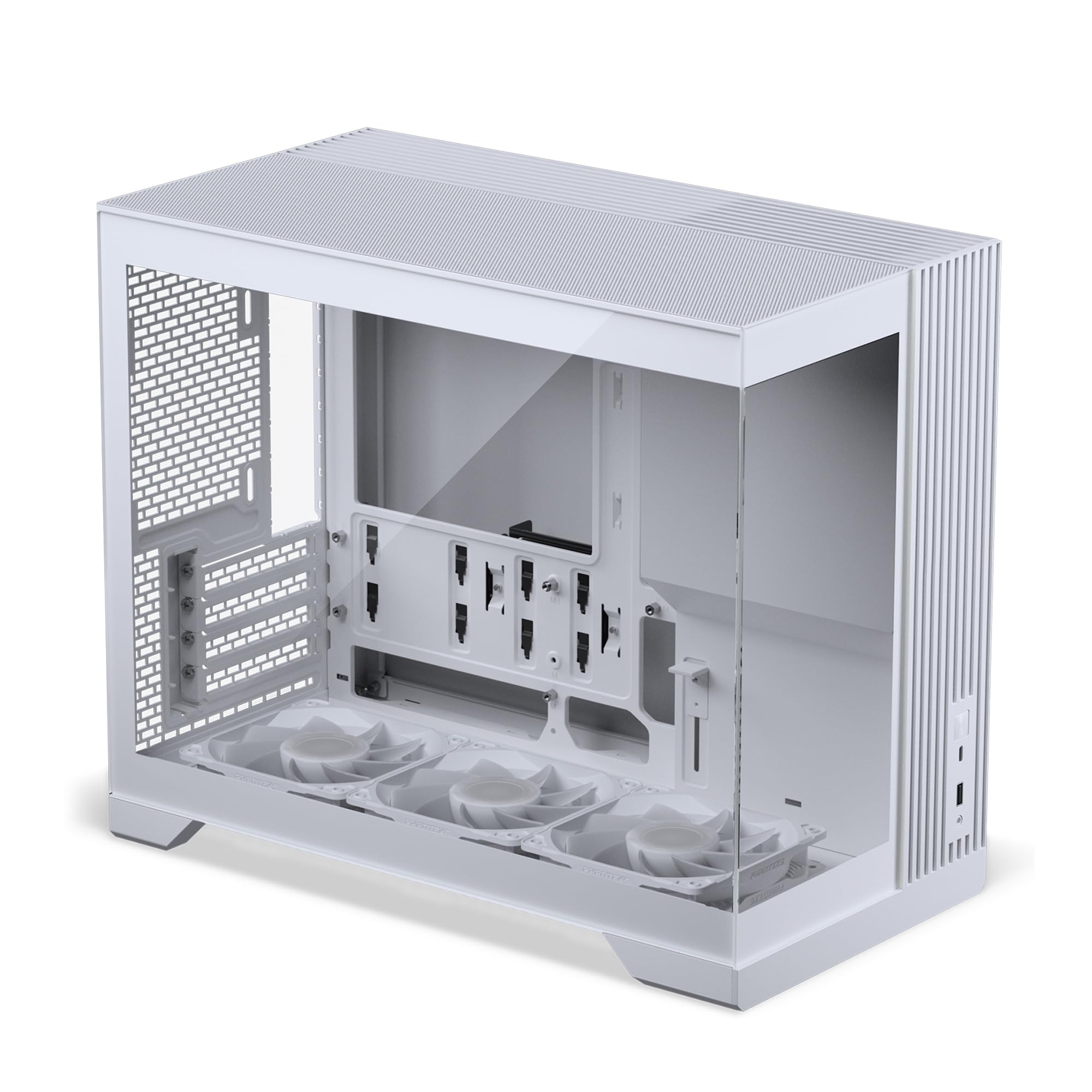 Phanteks XT V3, Case Gaming Compatto Micro-ATX, Vetro Temprato Frontale e Laterale, 3 Ventole D-RGB da 120mm incluse, Supporto Radiatore da 360mm, Bianco