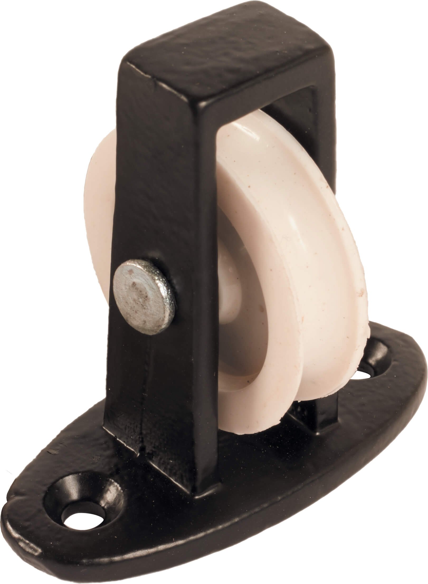 Charles Watson 38Mm Upright Cast Pulley With Nylon Wheel
