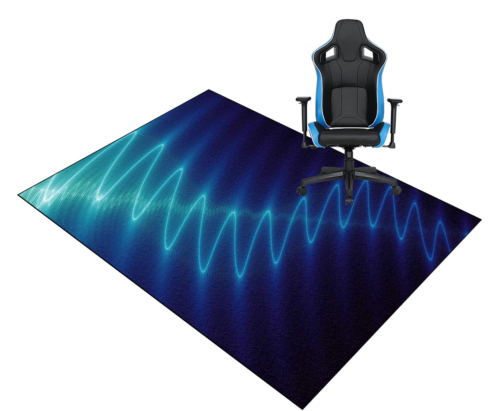 Gaming Chair Mat for Carpeted & Hardwood Floor Carpet Protectors Chair Mat 200 x 300 cm Heavy Duty Anti-Slip Office Chair Mat Extra Large Door Mats For Home And Office Computer Desk Chair Mat