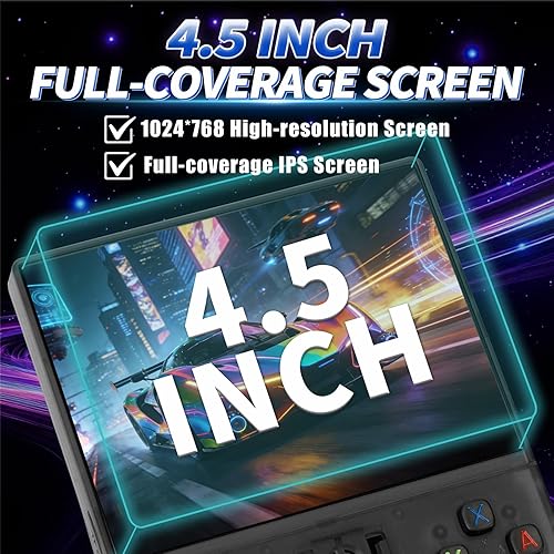 Miniatura 5 de R36PRO MAX - Consola de videojuegos retro, compatible con más de 18000 juegos clásicos, tarjeta TF de 64 G, consola portátil con pantalla de 4.5