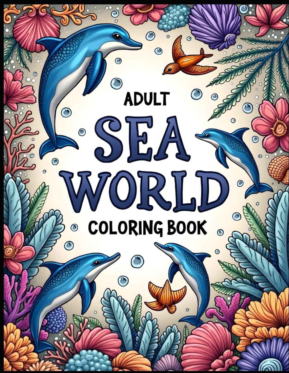 Adult Sea World Coloring Book
