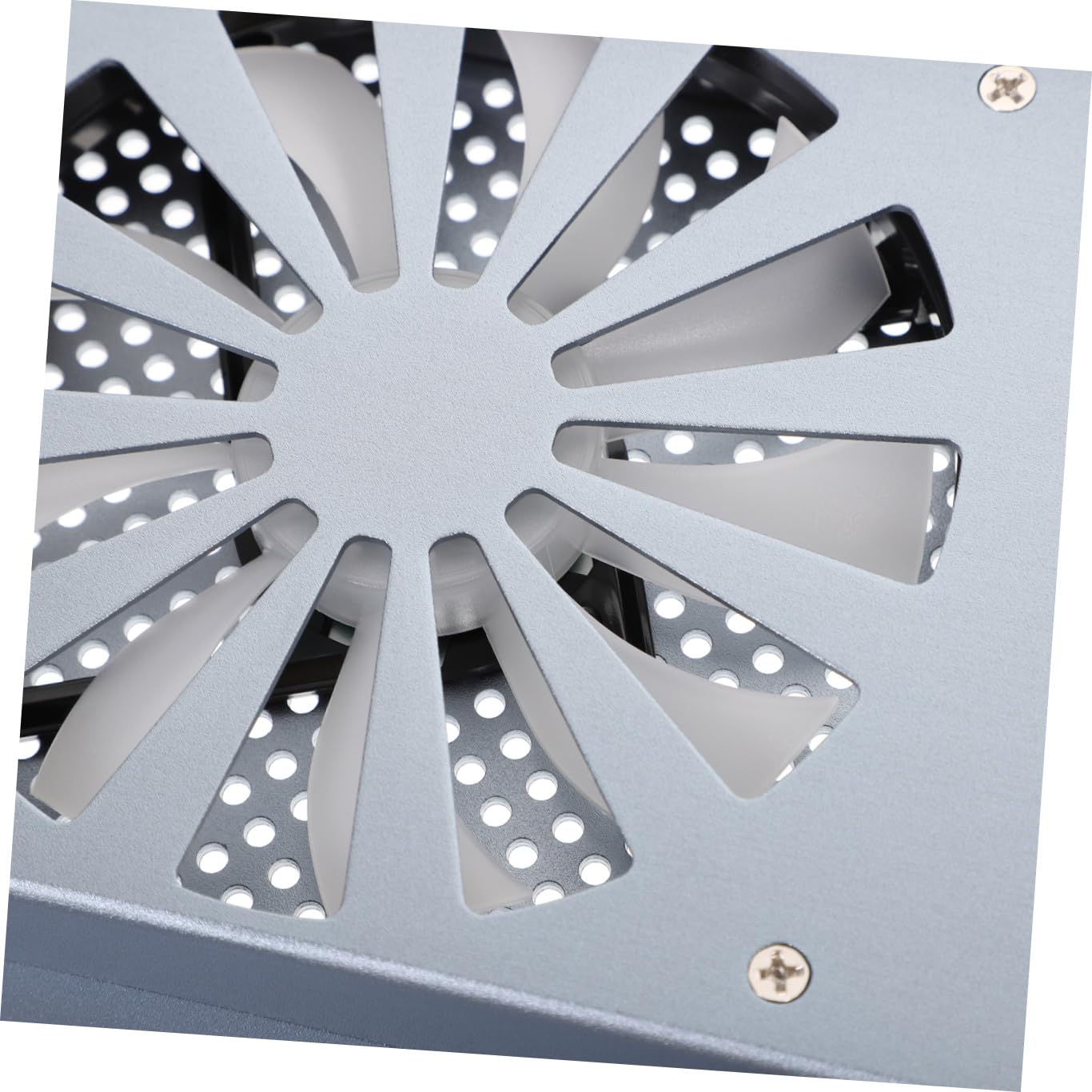 UKCOCO Supporto Raffreddamento Laptop con Ventole Doppie USB Design Antiscivolo e Ventilati per Dissipazione Rapida Calore per PC Portatili e Notebook