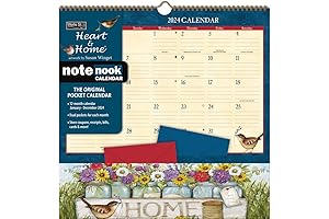 2024 Heart and Home Note Nook Pocket Calendar