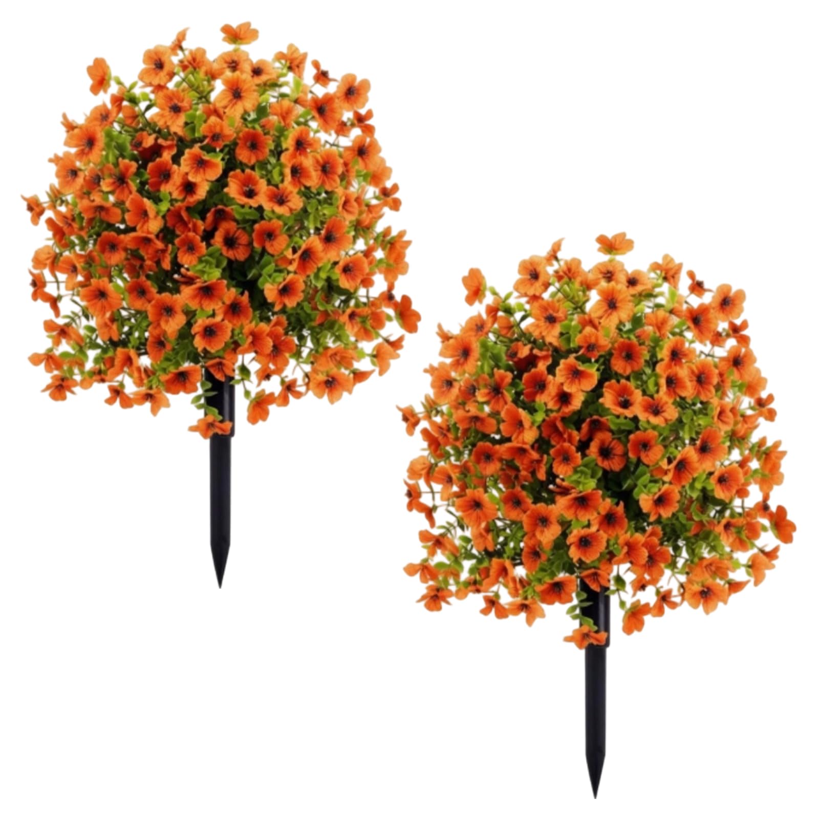 Zxfdsfdbnm Of 2 Realistic Artificial Gumtree Grape Stems for Garden Decor, Faux with Multicolor Mixed Look, Sun Resistant Outdoor Garden Stakes Faux Herbage for Patio Decor