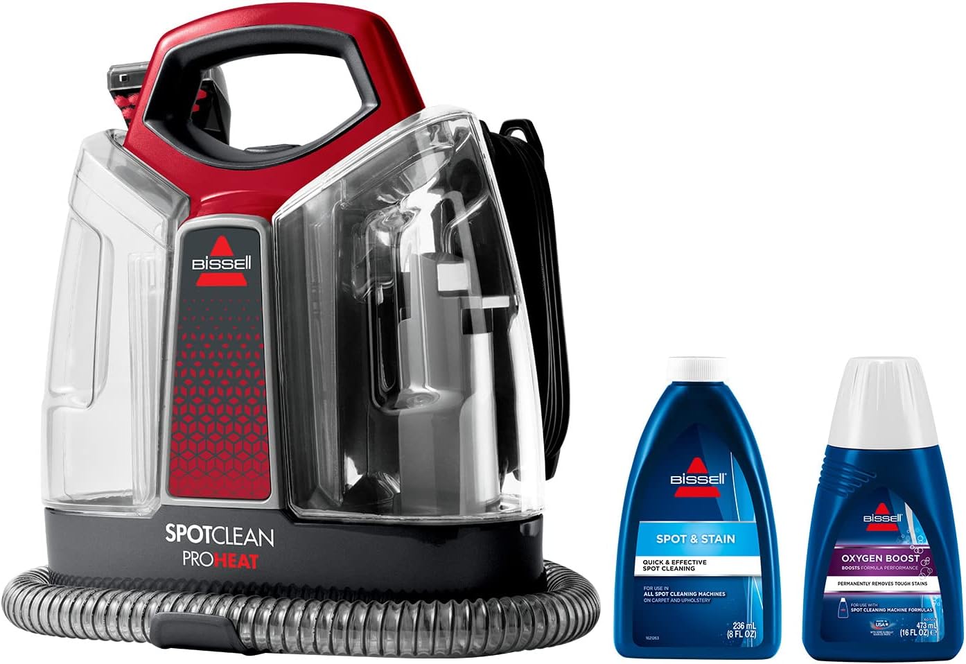 BISSELL SpotClean ProHeat Stain Cleaner for Carpets, Rugs, Upholstery, Stairs and Cars