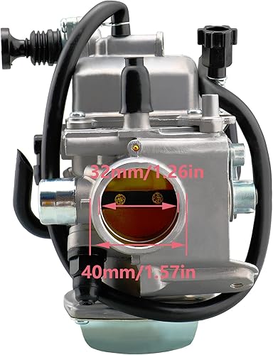 Miniatura 2 de Carburador TRX300 compatible con Honda Fourtrax 300 350 Foreman 400 450 Rancher 350 Carb, carburador Honda Fourtrax 300, carburador Honda Foreman