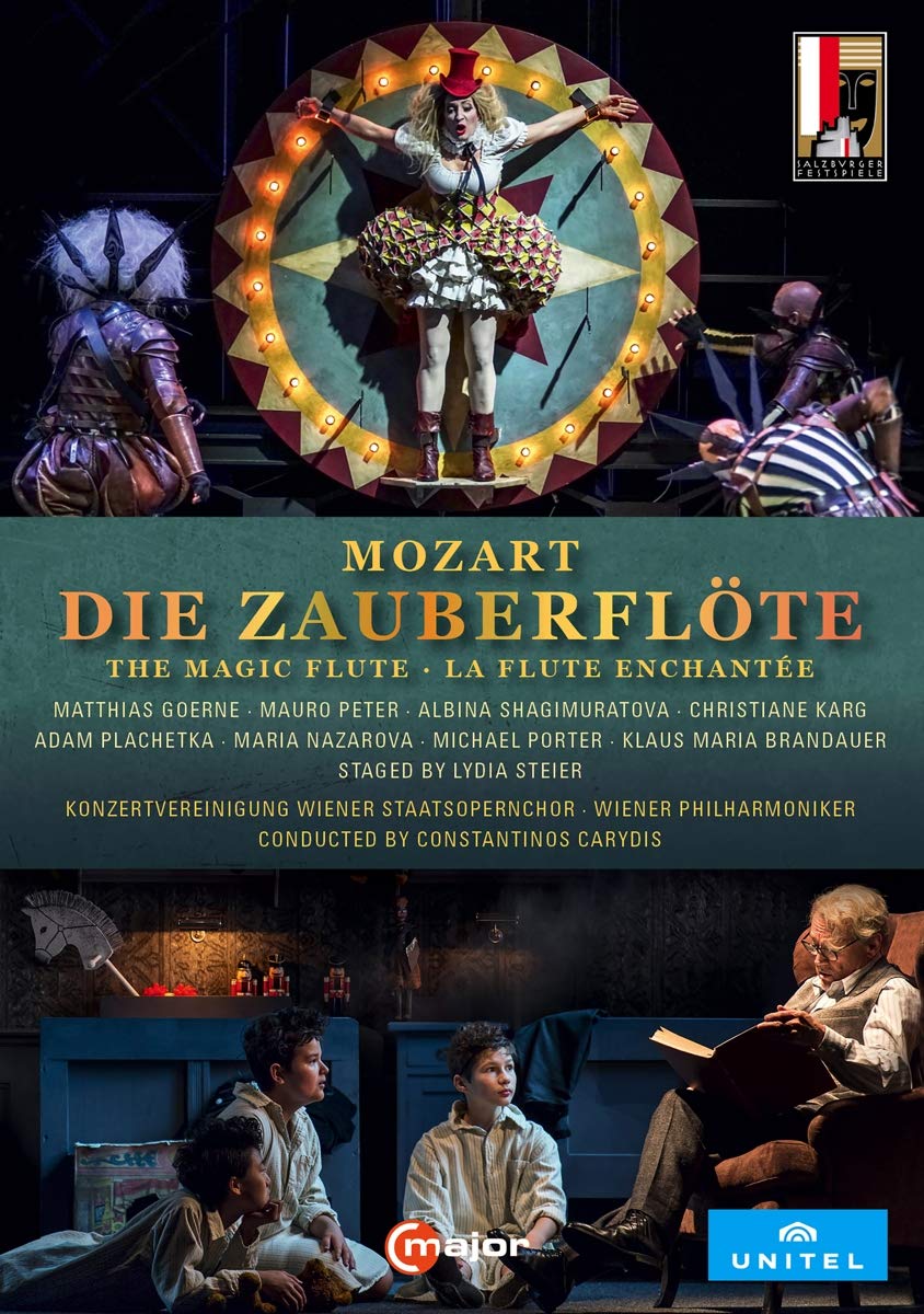 Mozart: The Magic Flute [Matthias Goerne; Mauro Peter; Albina Shagimurotava; Christiane Karg; Adam Plachetka; Constantinos Carydis] [C Major Entertainnment: 749708] [DVD]