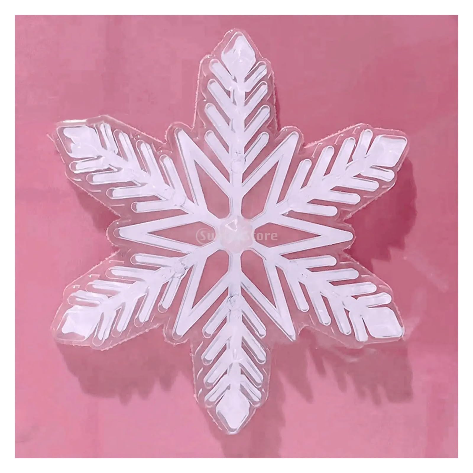 Coussinets pour Planche à Neige Tapis de Snowboard 3D en PVC antidérapant, Motif Flocon Neige, for Une Meilleure adhérence, léger et Exquis