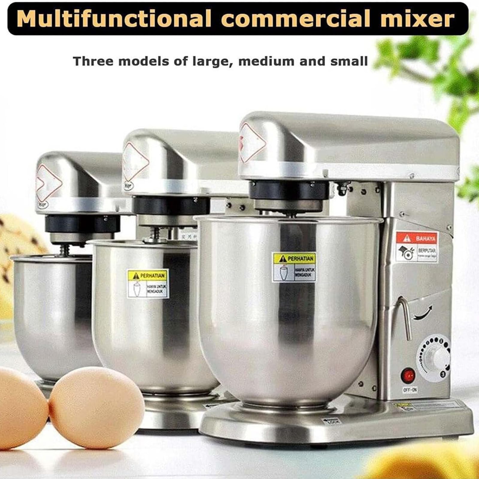 Impastatrice Elettrica Da Cucina 1,7 Litri - 7 Velocità, In Acciaio Inox, Per Impasto Pane, Biscotti, Lavabile In Lavastoviglie