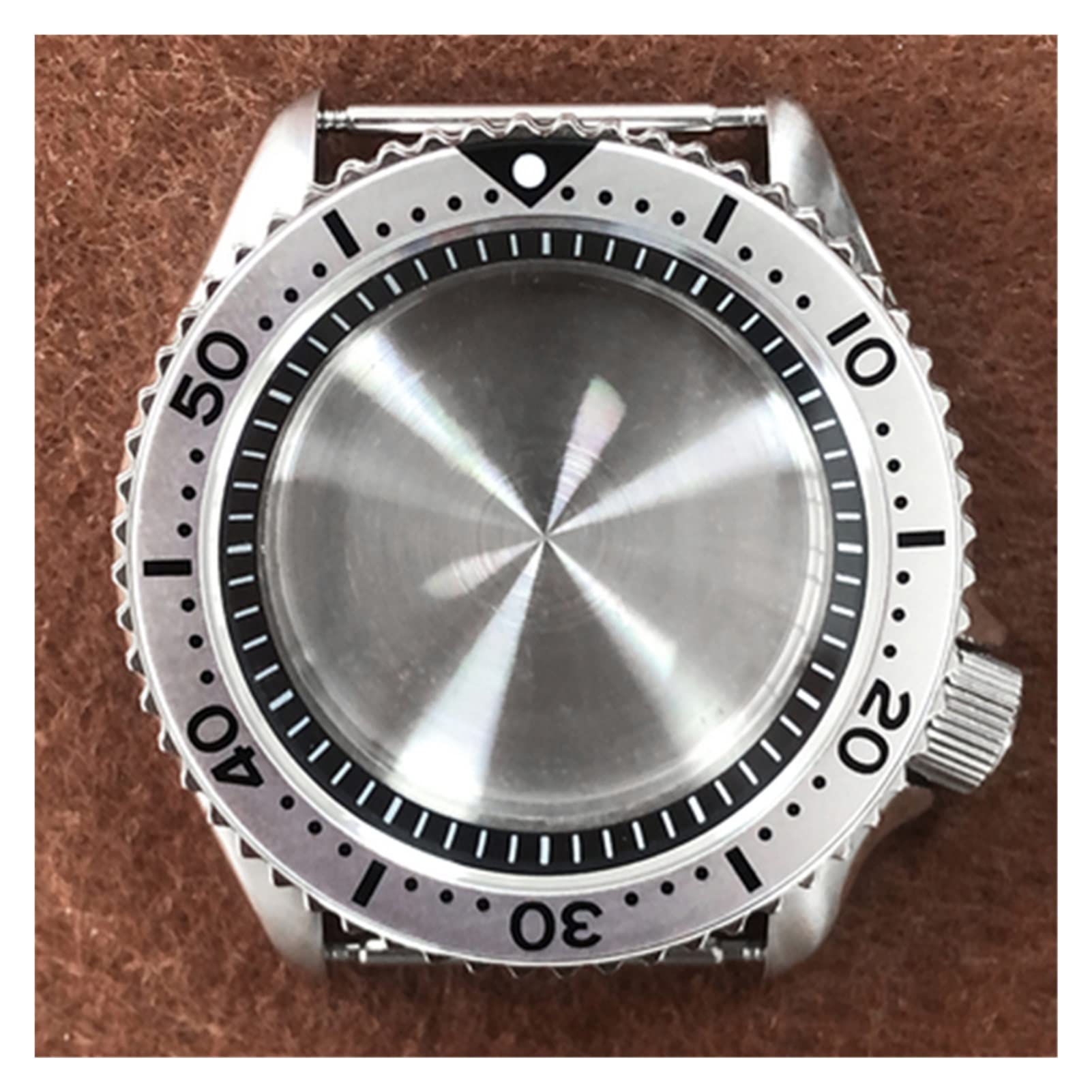 Boîtier Montre Acier Inoxydable 42mm Verre Saphir - Compatible Mouvements NH35/36/4R/7S - Neuf