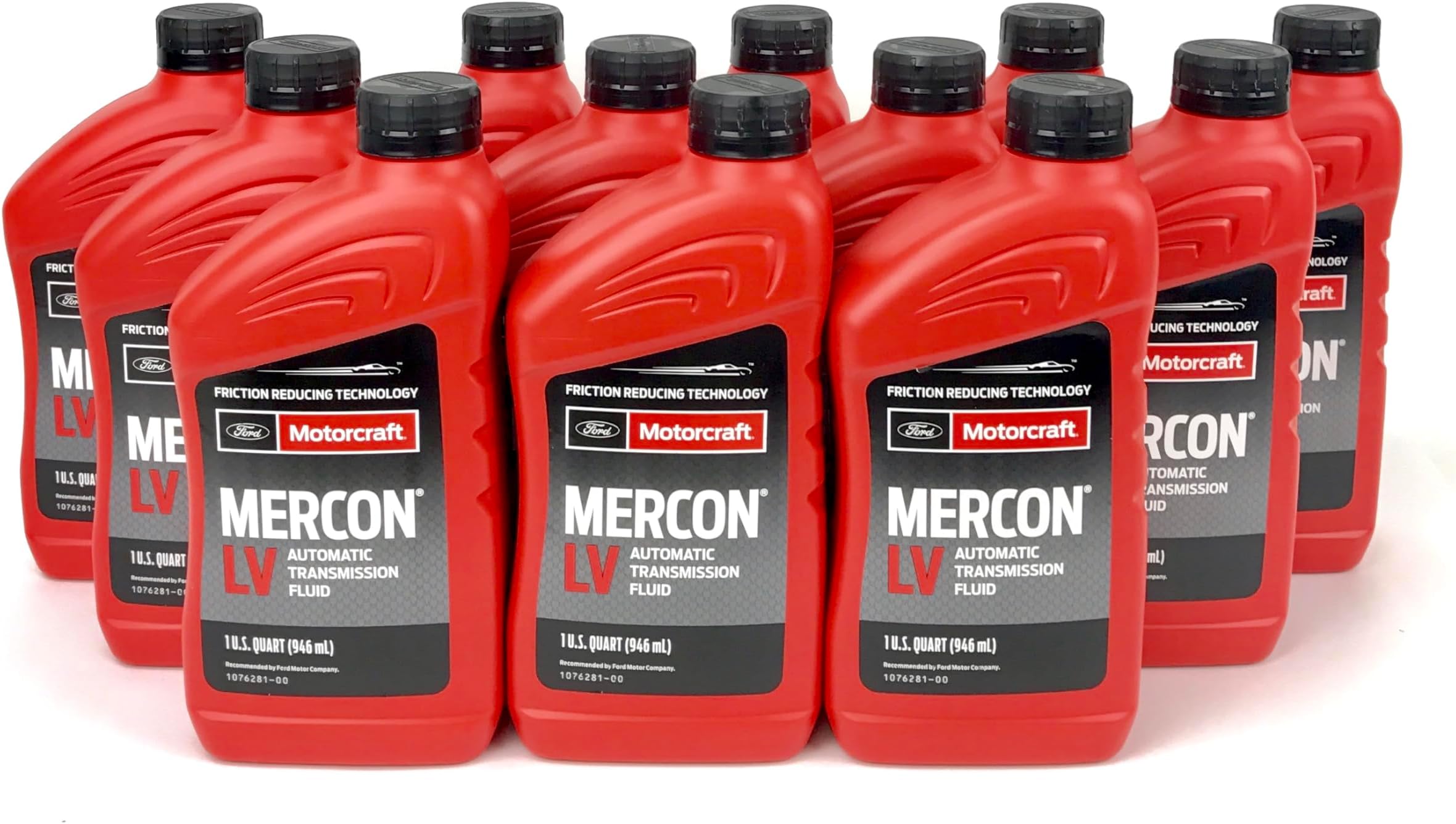 Motorcraft MERCON LV Automatic Transmission Fluid (ATF) 12 Quart Case