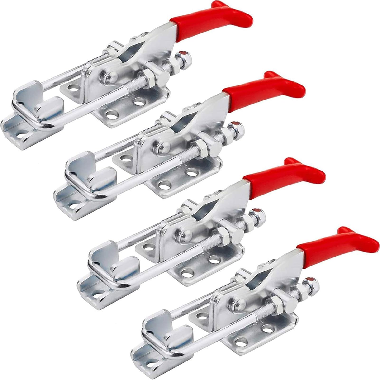 4 sztuki zacisków kolana, metalowy zacisk dźwigniowy GH-431 318 kg/701 lb przełącznik zacisk blokujący dźwignię zacisk metalowy zatrzask do szafki drzwi pudełko