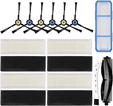 Update Replacement Accessories Kit,Compatible For ILife,A7 A9S V8 V8S X750 X785 X800 V80,Compatible For Silvercrest,SSR1 Ssra1 Vacuum Robot Cleaner,Replacement Parts For Robotic Vacuum Cleaners