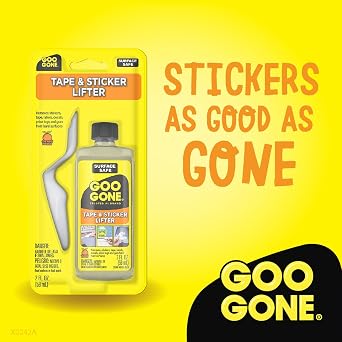 Goo Gone Sticker Lifter - لاصق وإزالة الملصقات - 2 أونصة - ملصقات الطاقة الحمضية يزيل ملصقات الشريط العلامات واللثة