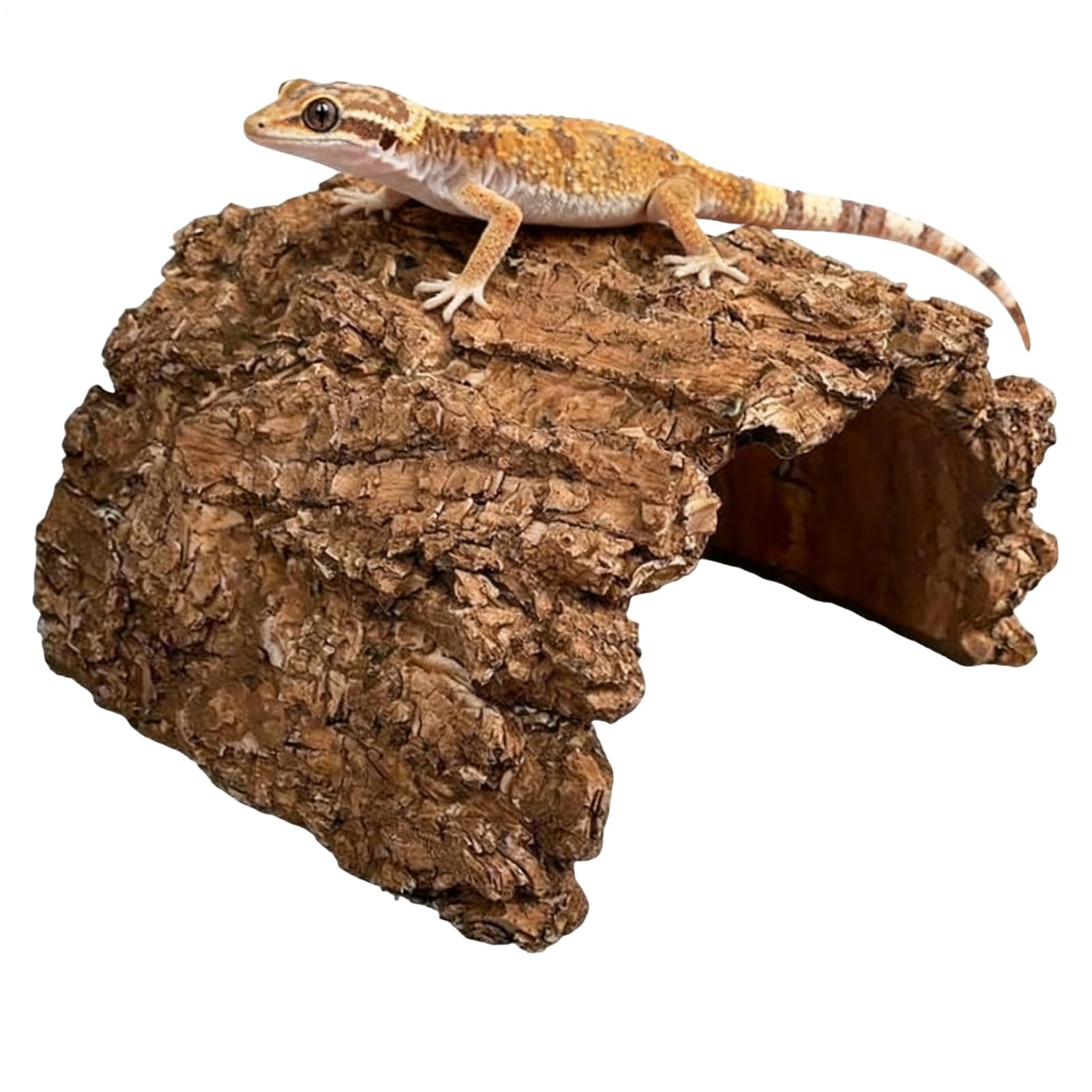 Toad House - Resin Habitat Shelter,Tortoise Habitat - for Aquarium Tank Bearded Dragon Leopard Turtle Geckos Reptiles Amphibians Snake
