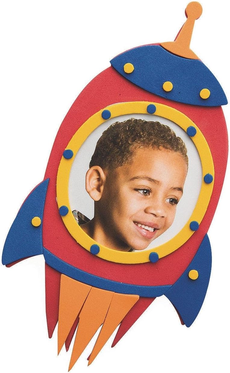 Blast Off Rocket Frame Craft Kit