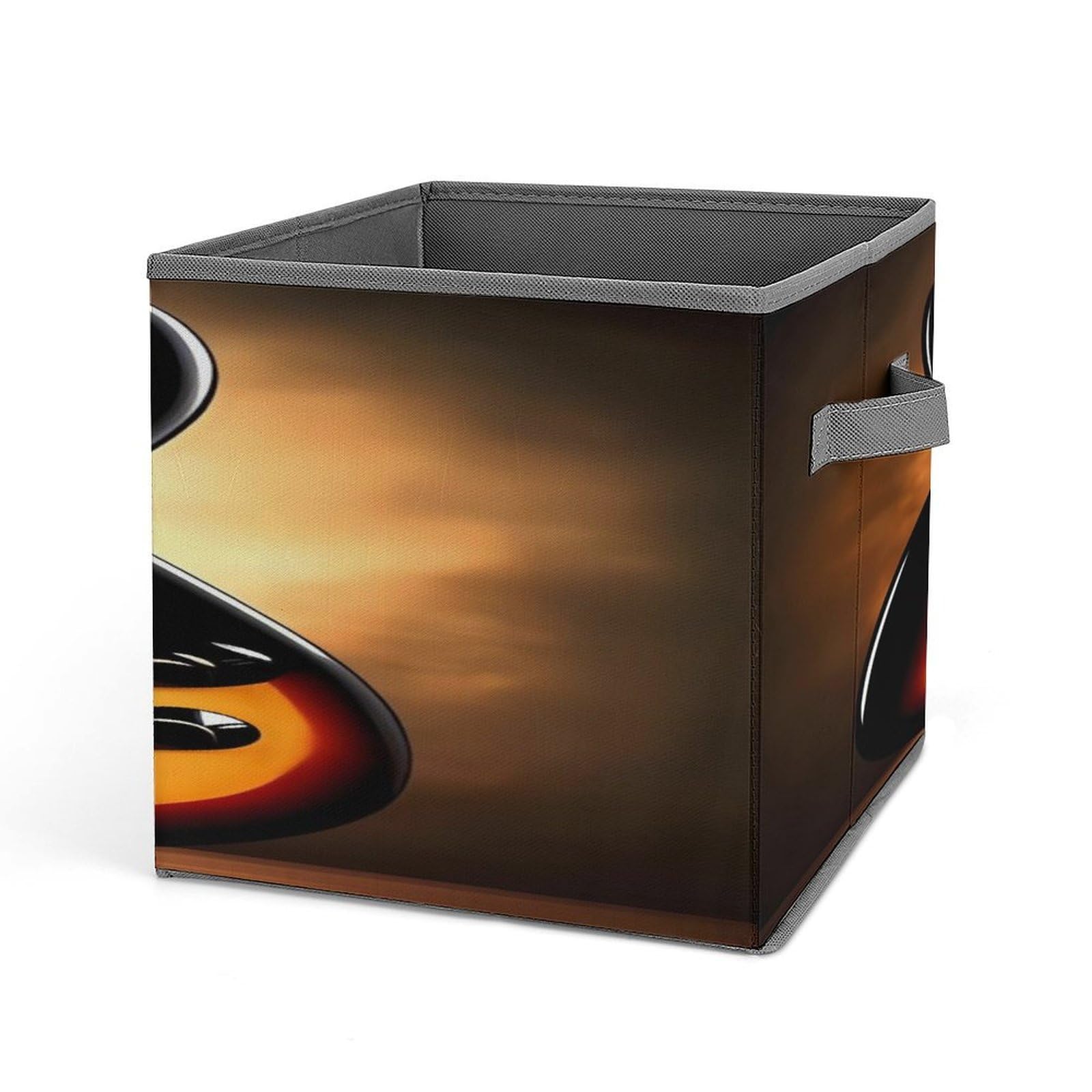Fodpand Style Instrumental Guitar Storage Cubes Foldable Decorative Fabric, Storage Bins Baskets With Handles, Closet Organizers And Storage For Home, Office,Closet, Clothes
