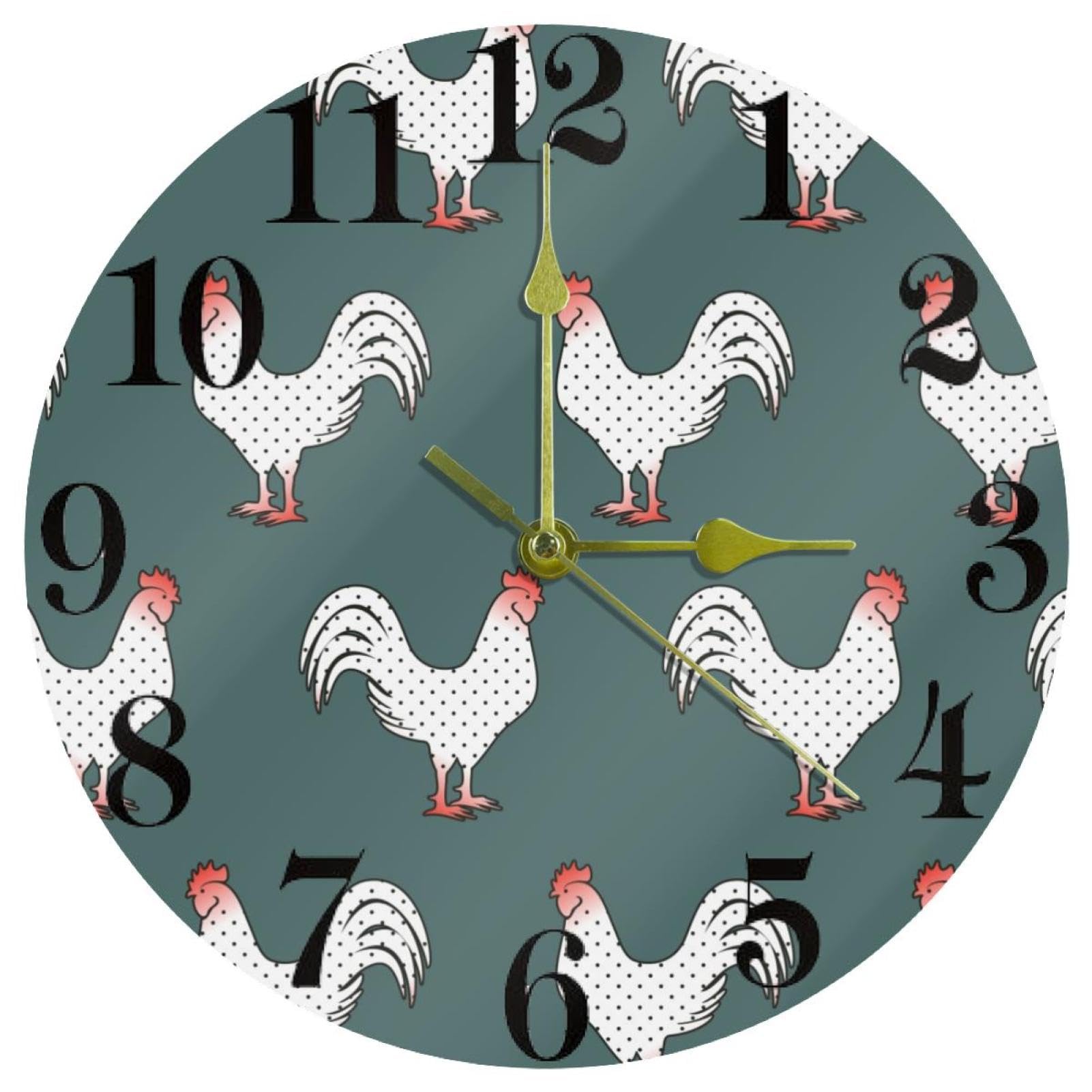 Horloge murale sans tic-tac ronde silencieuse pour retrouver le sommeil