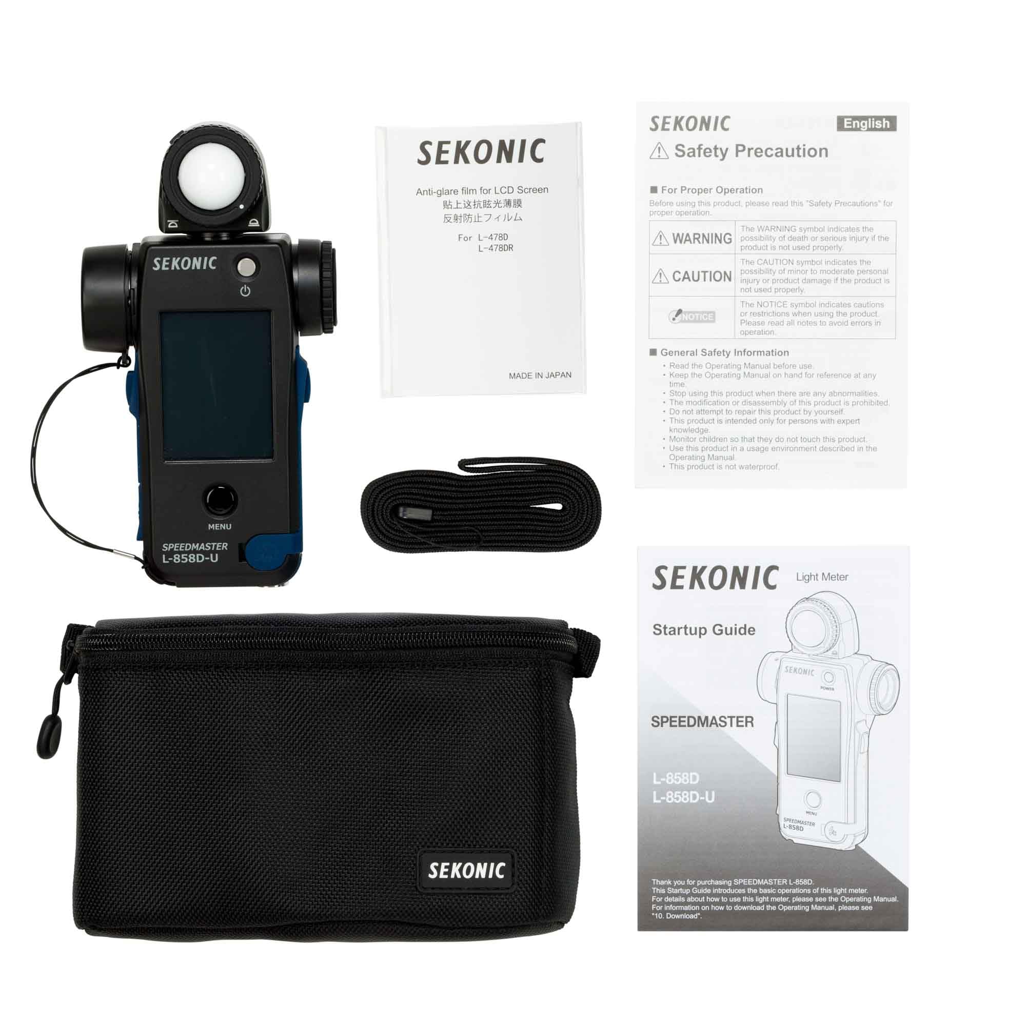 Amazon.com : Sekonic L-858D-U Speedmaster Light Meter, Multi