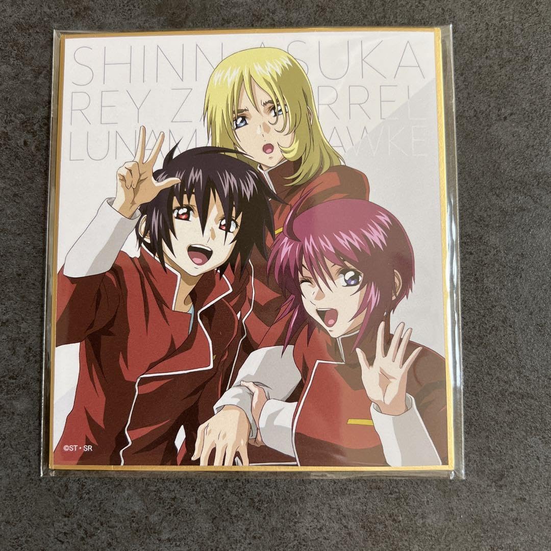 Amazon.co.jp: ガンダ厶SEED ミニ色紙 シン ルナ レイ
