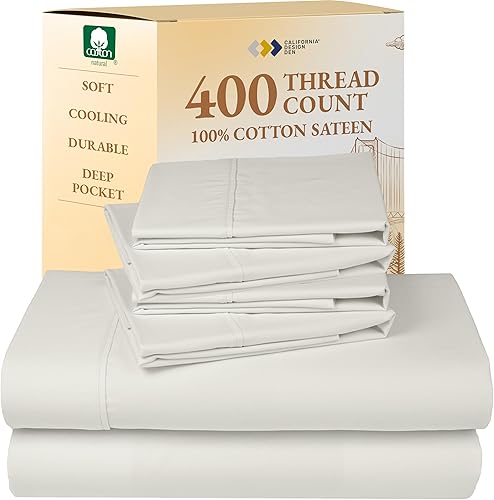 Miniatura 9 de California Design Den - Algodón puro cepillado, fibras largas